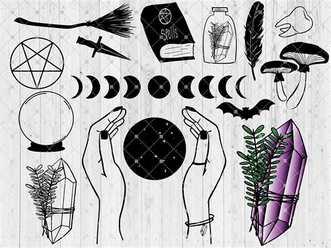 Cursed and Haunting: Unveiling Macabre Witchy Vibes in SVG Art